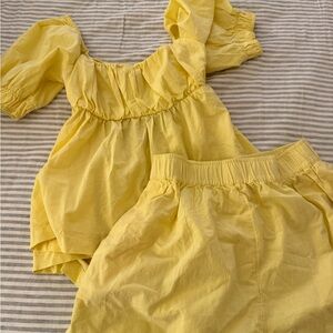Free People Yellow summer set
